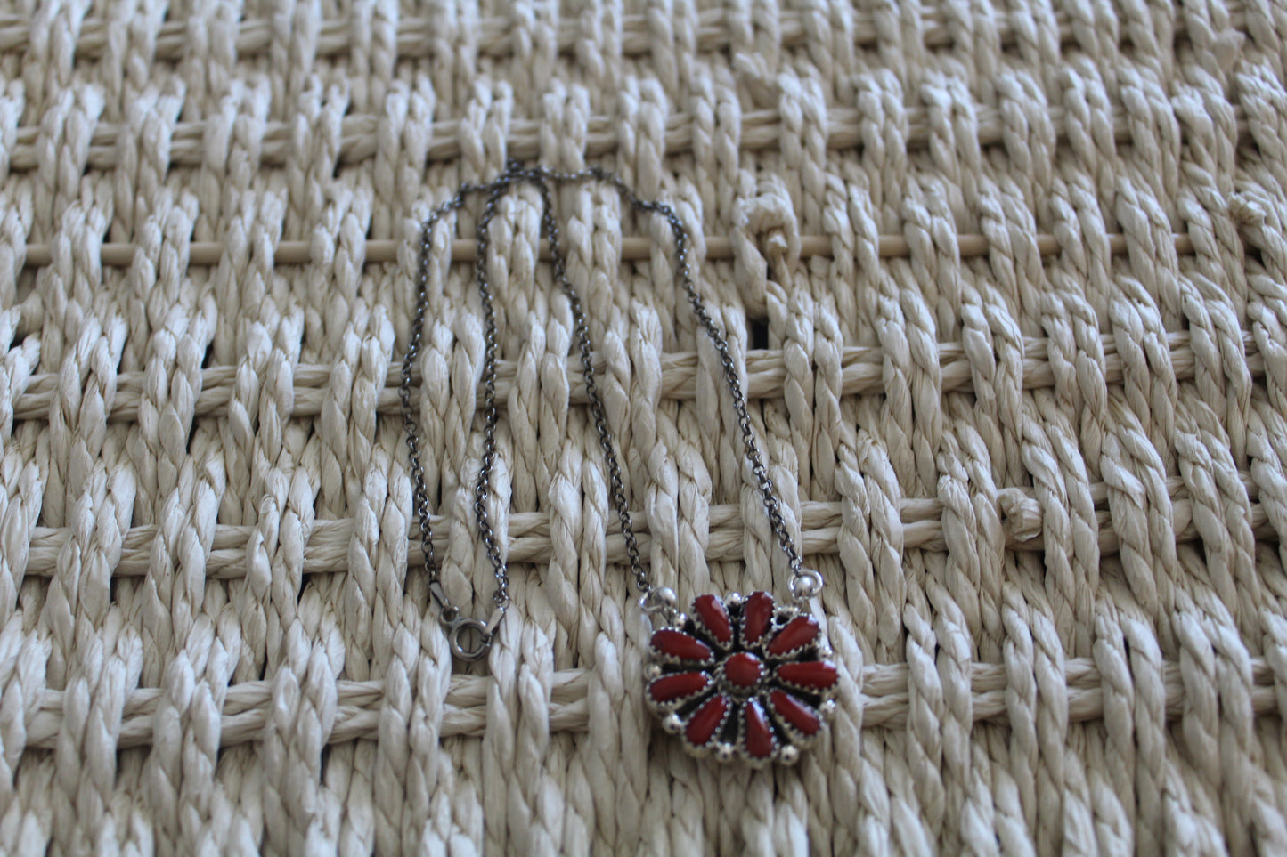 Red Spiny Necklace