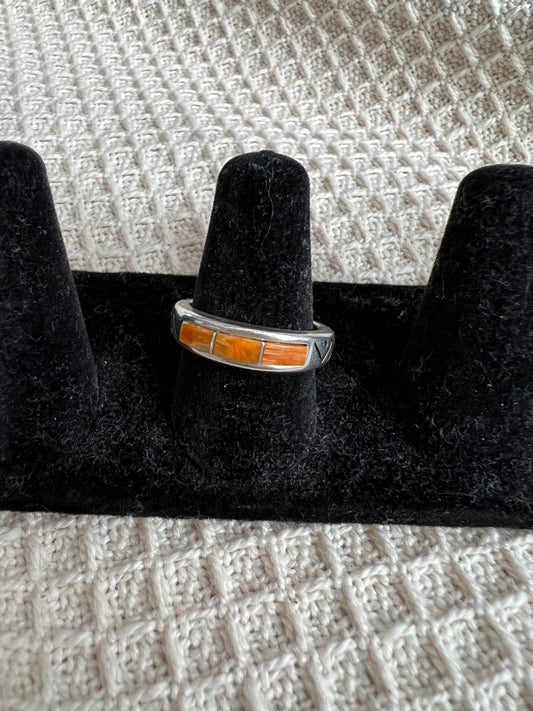 Orange Spiny Ring