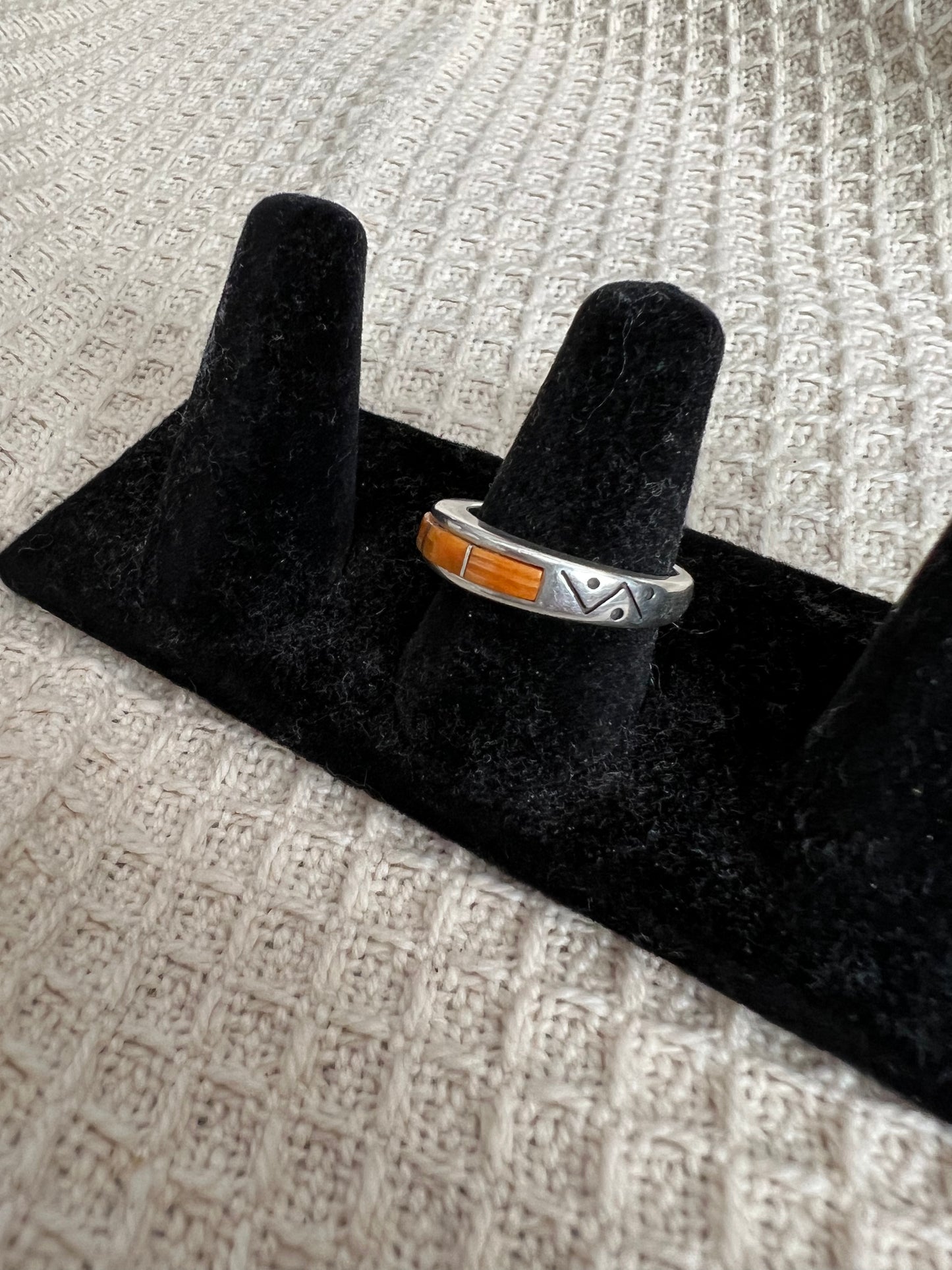 Orange Spiny Ring