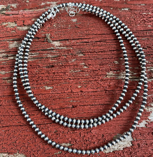 PREORDER 4mm Navajo Pearls